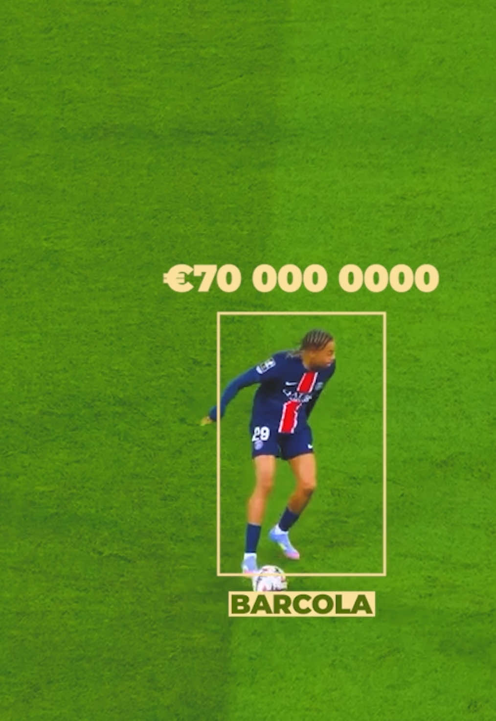 Barcola’s value through a game 