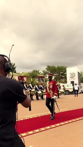 Arrivée du président de la république son Excellence Brice Clotaire Oligui Nguema pour la fête de la Libération du 30 Août #gabon #tchibanga #30aout #independance #liberation 
