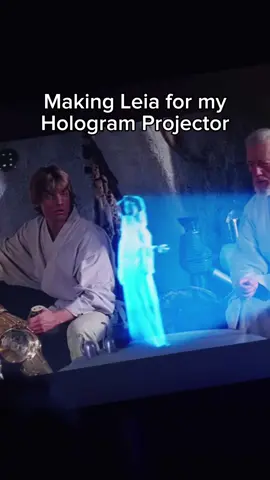 Our new Leia hologram along with 15 other holograms have just been added to our Archive! #hologramfan #hologram #starwars 