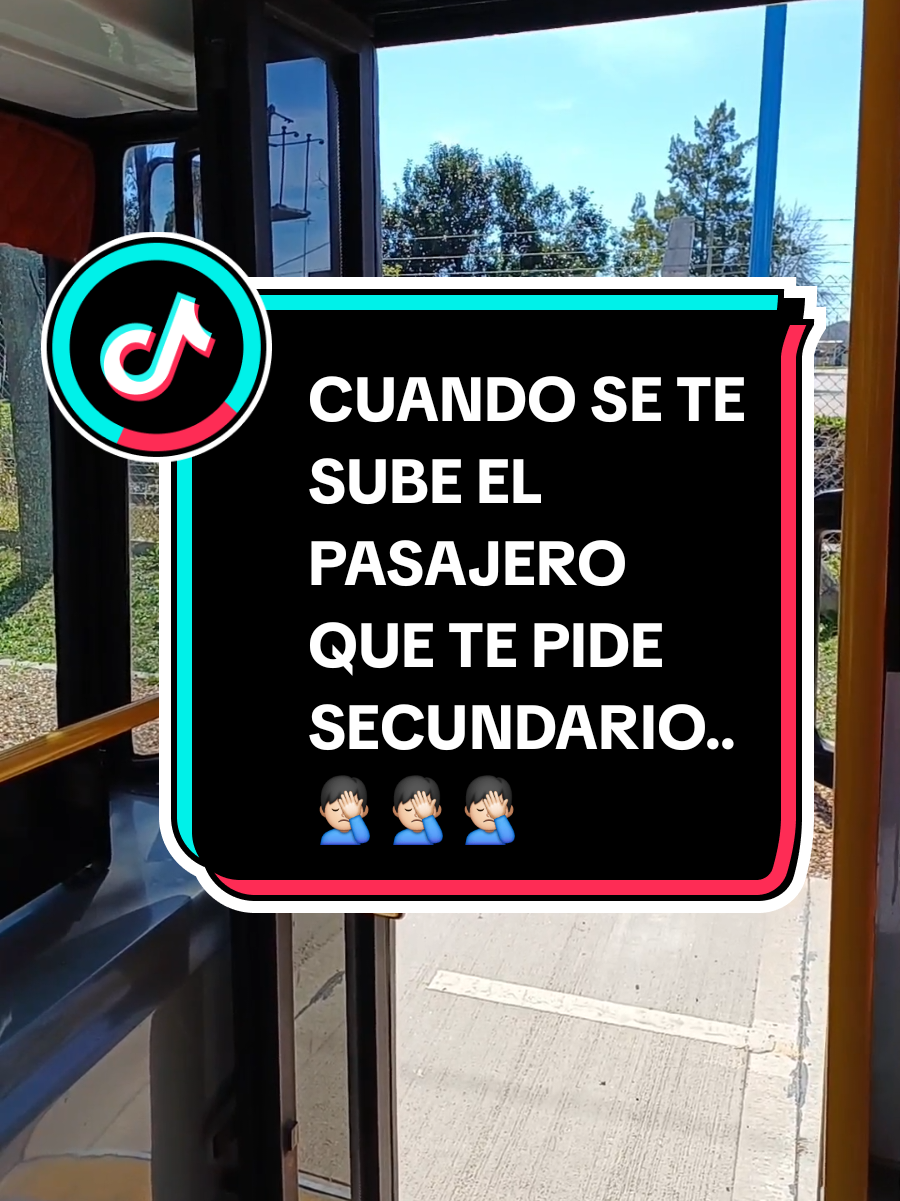Cuando se te sube el pasajero que te pide secundario 🤦🏻‍♂️ #chofer #colectivo #colectivero #elchicodel60 #pasajeros 
