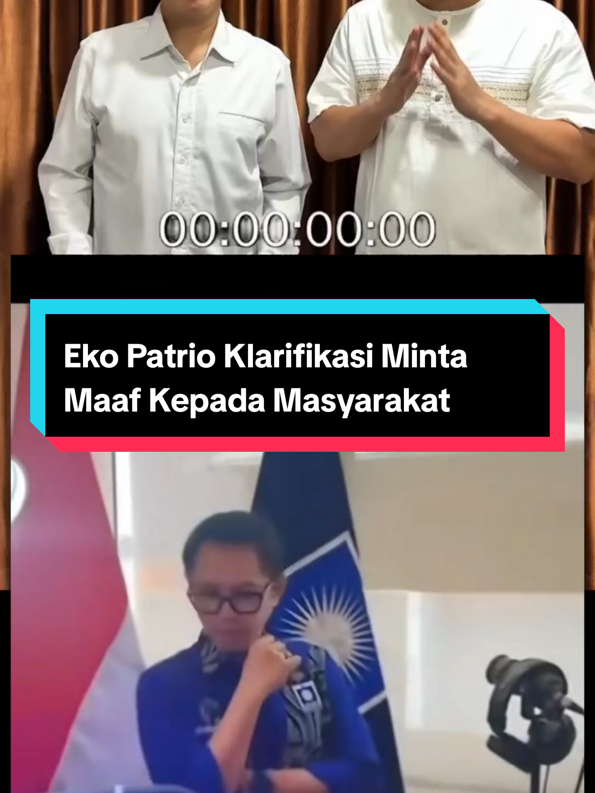 Klarifikasi Eko Patrio Minta Maaf atas Kelakuan yang membuat Masyarakat murka.  . . #ekopatrio #pashaungu #klarifikasi #dpr  #beritaviral 