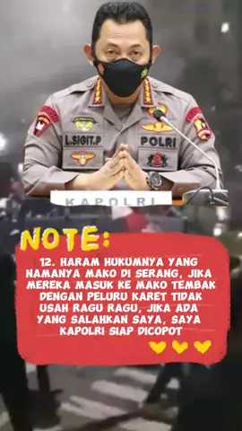Perintah KAPOLRI#bubarkandpr