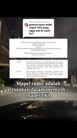 Membalas @easy peasy pilih mapel pendukung snbp yg ada di rapor untuk mapel TKA ya best!!!#fypシ゚ #fyp #tka #snbp #snbt 