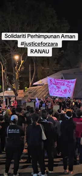 PERHIMPUNAN AMAN JUSTICE FOR ZARA #Saynotobully #stopbulling #Ranau #justice4zara  #manakeadilan