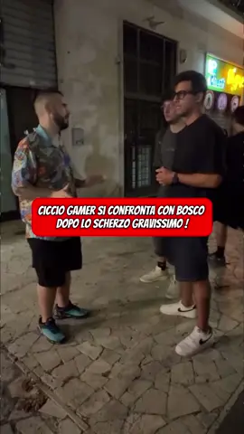 Ciccio gamer si confronta con Bosco dopo l’accaduto! #cicciogamer89 #boscobosco #lesolitestories 