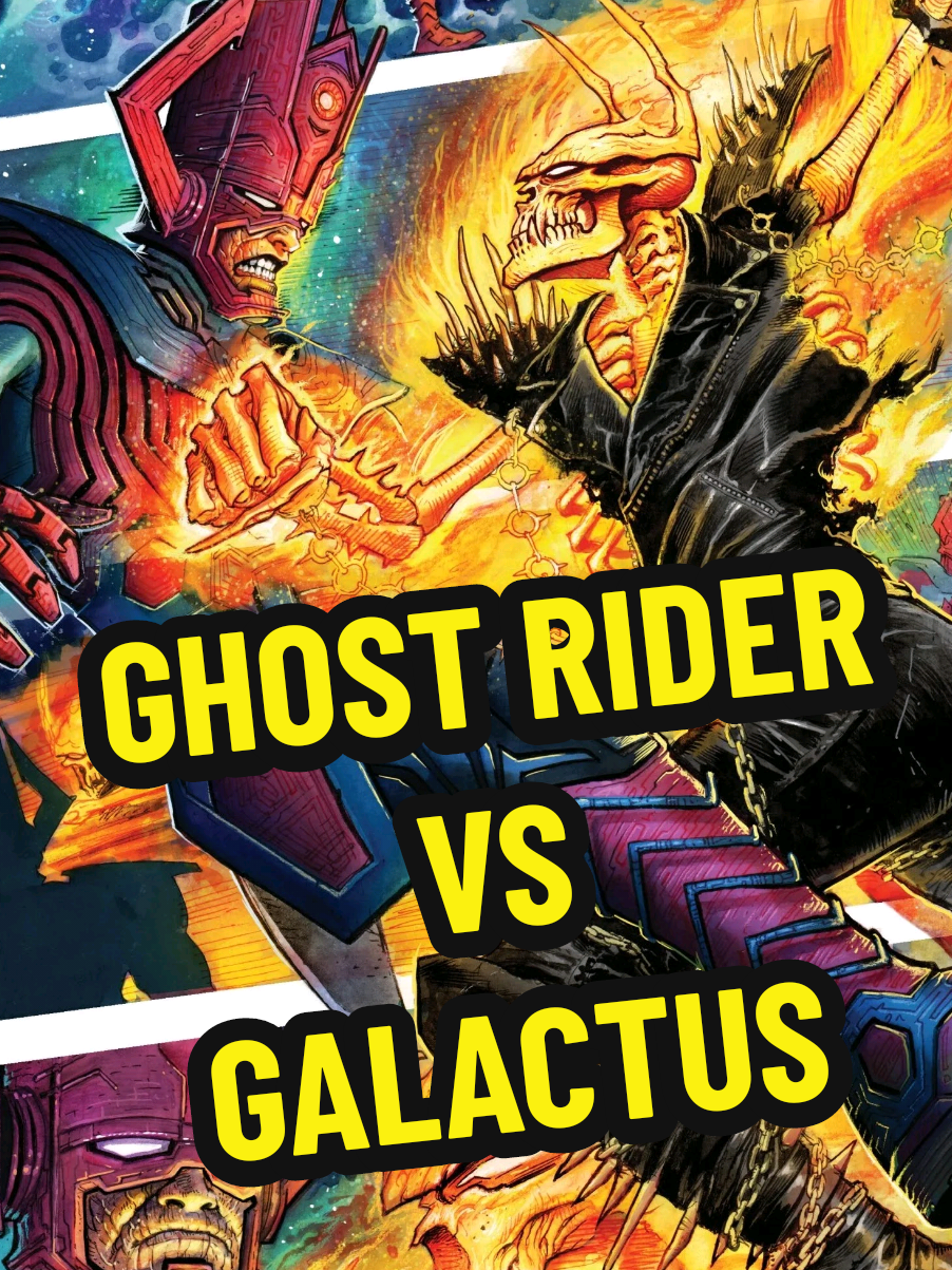 Essa luta foi interessante!!! #ghostrider #motoqueirofantasma #galactus #marvel #fantasticfour