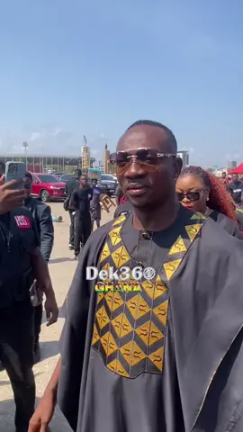 LIVE UPDATE: Salinko  has arrived at the One-Week Celebration of the late Daddy Lumba, taking place at Black Star Square. Follow @dek360ghana 🤏🏽 for updates  #dek360ghana #news #trending #fyp #viral