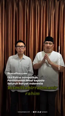 Anggota DPR RI dari fraksi Partai Amanat Nasional (PAN) Eko Patrio akhirnya muncul ke permukaan. Ia membuat video permohonan maaf kepada masyarakat Indonesia atas kegaduhan yang terjadi beberapa hari ini. Baca selengkapnya di www.jawapos.com 