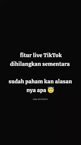 fitur live tiktok hilang untuk sementara inin😇 #fyp #demodpr #foryou 