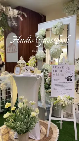 Sweet kan kawan pengantin book servis audio guestbook sebagai hadiah kahwin? 😍 Tahniah kepada Fariz & Athirah semoga kekal hingga syurga 🤍 Korang kalau tak tahu nak hadiahkan apa boleh book kami! #audioguestbookampang #audioguestbookkl #audioguestbookselangor #fyp #weddingmalaysia 