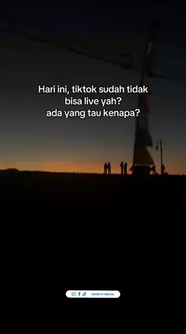 Hari ini tiktok tidak bisa live dan nonton live yah, ada yang tau kenapa? #live #tiktok #fyp #livetiktok 