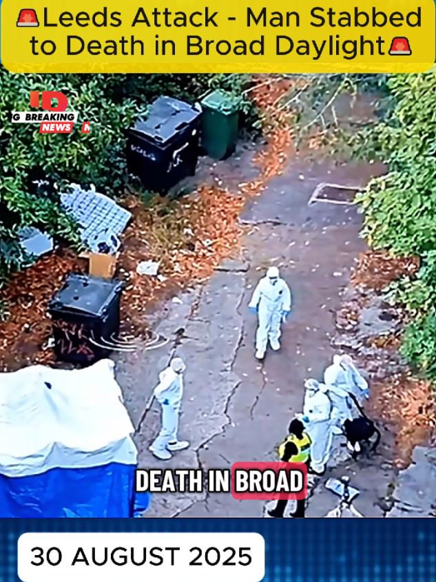🚨Leeds Attack - Man Stabbed to Death in Broad Daylight🚨  #leedscrime #breakingnewsuk #ukcrimewatch #policeinvestigation #ukcrime 