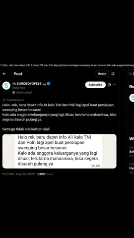 A1 gak rek?? inponya #surabayaterkini #demosurabaya #suarasurabaya #surabaya #surabaya24jam 