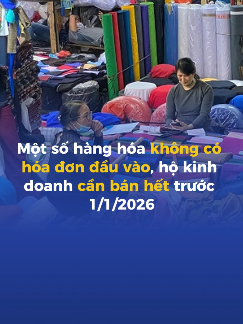 Các hộ kinh doanh chú ý, hàng hóa không có hóa đơn đầu vào, hộ kinh doanh cần bán hết trước ngày 1/1/2026. Sau thời điểm này, việc bán hàng hóa không có hóa đơn đầu vào sẽ bị hạn chế nghiêm ngặt và có thể bị xử phạt nếu không tuân thủ quy định. #hokinhdoanh #hoadondauvao #hoadondientu #thuehokinhdoanh #phanmemmisa 