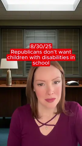Discrimination Unveiled: GOP's Plan to Exclude Special Needs Students! 😡 #education #news #millennial.mia #disabilitytiktok #republican #fypage#foryou#skit#pov#foryoupage #trump #maga
