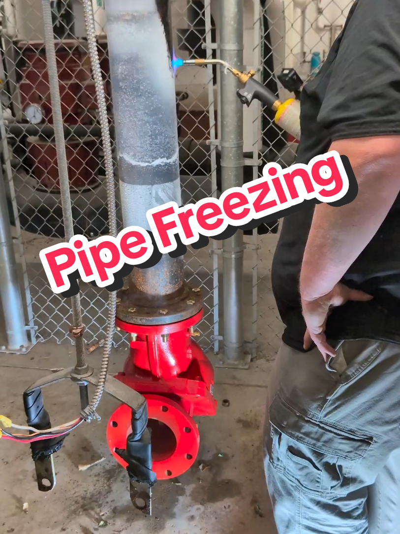 Commercial is king... The amount of experience and knowledge you'll attain working in commercial HVAC is incredible.   I was invited onto a job site by Armstrong to document this pump change over to the Design Envelope pump and Pump Manager.   The riser was frozen using liquid nitrogen, this way we did not have to disrupt building operation to replace the triple duty valve.   Pump Manager can track pump performance remotely and update the building on any issues before a major repair is needed.   #hvac #hydronicpipefreezing #hydronics #hvacservice #hvacservice 