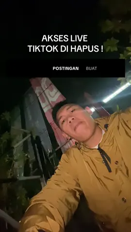 LIVE TIKTOK DI HAPUS !! 