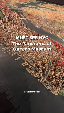 NYC Panorama!!! Did you know there's a miniature architectural model of NYC? It is called the 