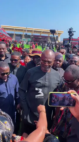 🚨🚀: Kennedy Agyapong makes an appearance at Black Star Square for Daddy Lumba’s one-week memorial. #DaddyLumba #3MusicTv 