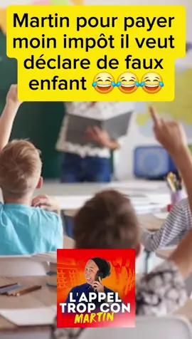 Martin veut déclarer de faux enfants pour payer moin impôts donc il appel la mairie  #apelle #apelletropcn #canulartéléphonique #rireetchanson #martin 