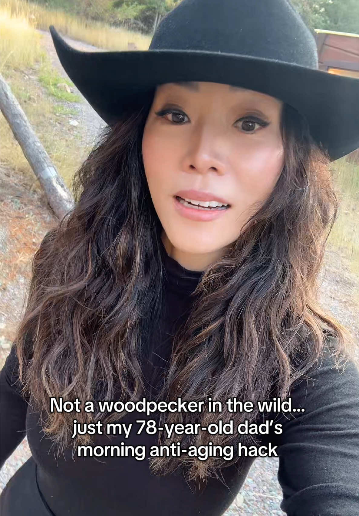 My dad in the wild. He’s just the funniest but like my mom, filled with wisdom. Ancient korean wellness hacks that just works! 