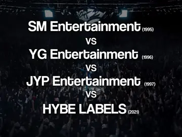 SM Entertainment VS YG Entertainment VS JYP Entertainment VS HYBE LABELS #smentertaiment #ygentertaiment #jypentertainment #hybe #kpopfyp 