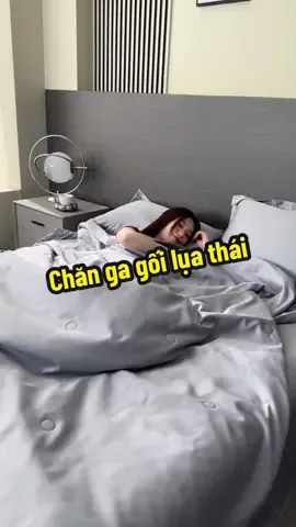 Bộ chăn ga gối lụa thái cho mùa hè này #review #changaluathai #changagoidem #ngocreview 
