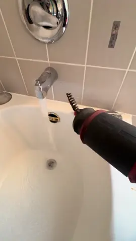 Let’s clear a tub drain with the @milwaukeetool m18 snake  #plumber #fyp #plumbing #DIY #milwaukeetool  @Milwaukee Tool  