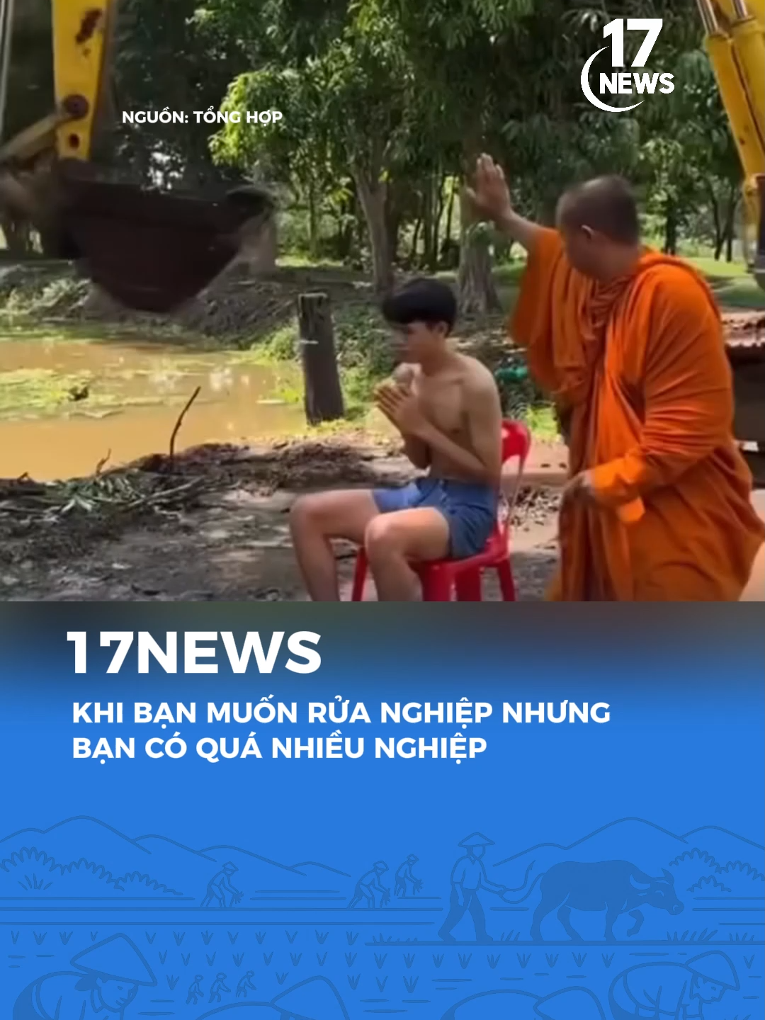 Rửa xong thấy kiếp trước luôn #tiktoknews #17network #17news