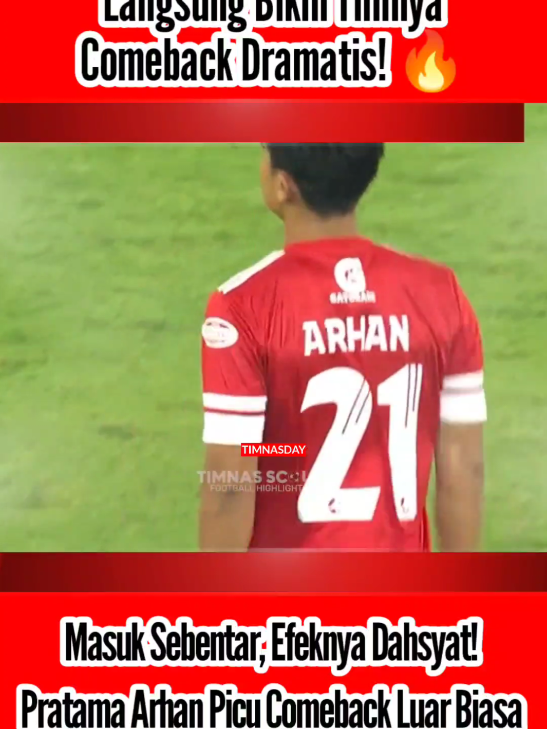Meski Diterpa Masalah Keluarga, Tekad Tetap Membara #timnasday #arhanpratama 