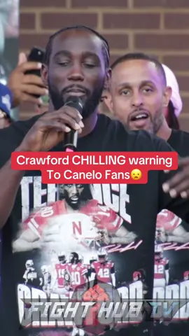 Terence Crawford chilling warning to Canelo fans #crawford #canelo #canelovscrawford 