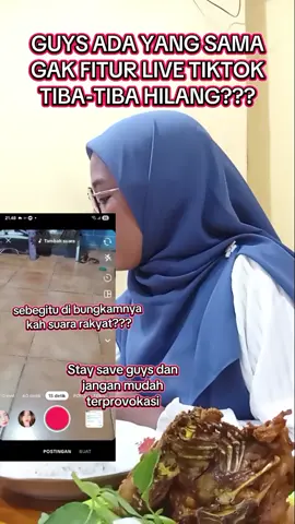 guys ada yg sama gk kaya aku???? #fiturliveilang #rakyat #demo #demodpr 