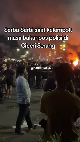 pos polisi di Bakar! #kotaserang #demonstrasi  #pospolisi 