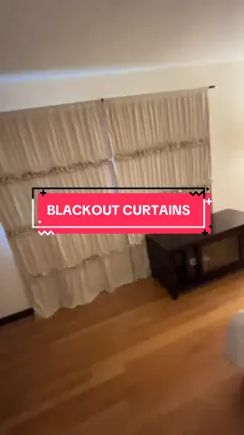 The blackout effect of these curtains+ the prettiest ruffles = obsessed 😍 #blackoutcurtains #curtains #curtain #shades #blackoutcurtain 