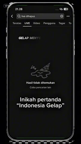 Ssstt… sunyi dan gelap tapi bukan malam. #bungkam #indonesiagelap #pertanda #majuindonesiaku 