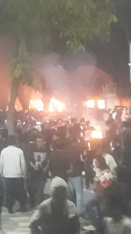 kantor grahadi surabaya dibakar demo #surabayaterkini
