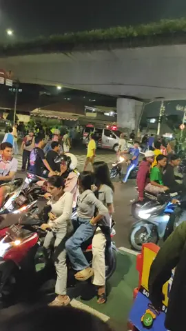 sebagian dari arah senen balik arah galur.. #ojol 