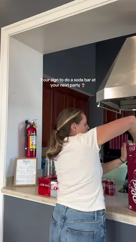 Obssssed with how this turned out!! Your sign to do a soda bar at your next party 🥤🥳 #sodabar #partyinspo #partyideas #soda @Torani @Coca-Cola @Sprite @Diet Coke @Dr Pepper @Amazon 
