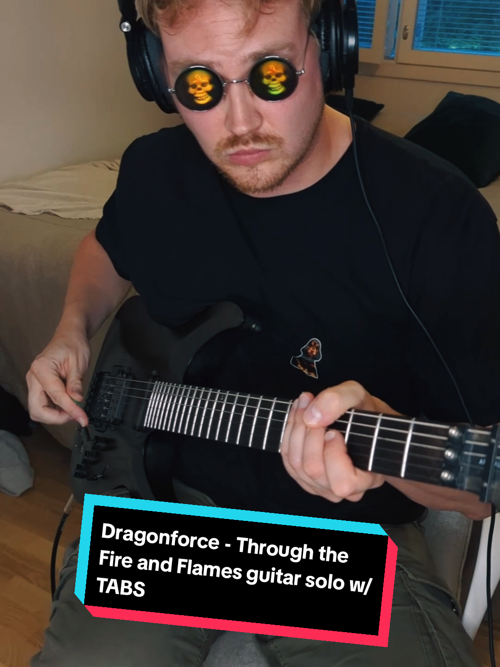 Dragonforce - Through the Fire and Flames accurate guitar tabs #guitar #fyp #kitara #dragonforce #metalhead 