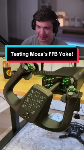 Testing a Force Feedback Yoke! #moza #ffb #yoke #flightsim 