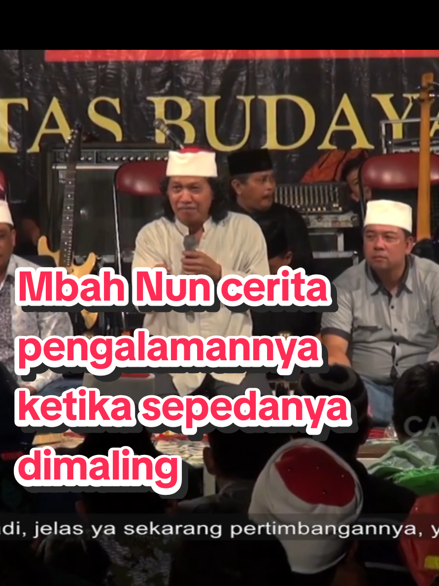 kelanjutannya 2 tentang maling dan budaya anti korupsi, Mbah Nun cerita pengalamannya menaubatkan seorang maling sepeda. #caknun #indonesia🇮🇩 #maiyah 