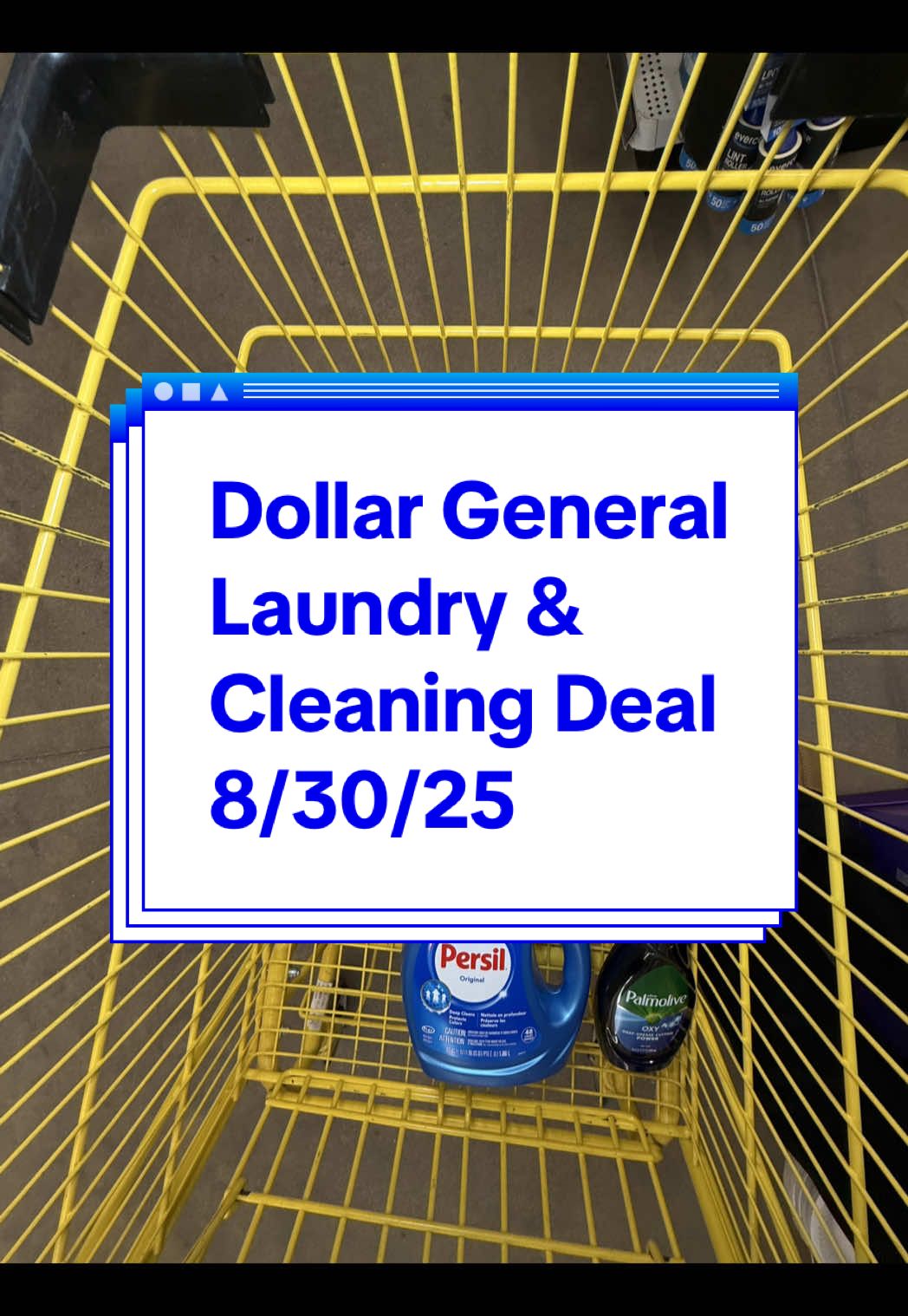 Dollar General Laundry Detergent & Cleaning Items For 1/2 the Price on 8/30/25! #dollargeneral #couponingdealsthisweek #dollargeneraldeals #laundry #couponing 