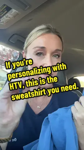 Not messy oversized like what’s in style—this Hanes EcoSmart sweatshirt is actually flattering. 👌 Soft, durable, and made with recycled fibers, it’s the classic crew you’ll wear on repeat. Perfect for personalization too—I just added HTV vinyl and it turned out amazing. #EcoSmartSweatshirt #HanesSweatshirt #ClosetStaple #WardrobeBasics #DIYCustom