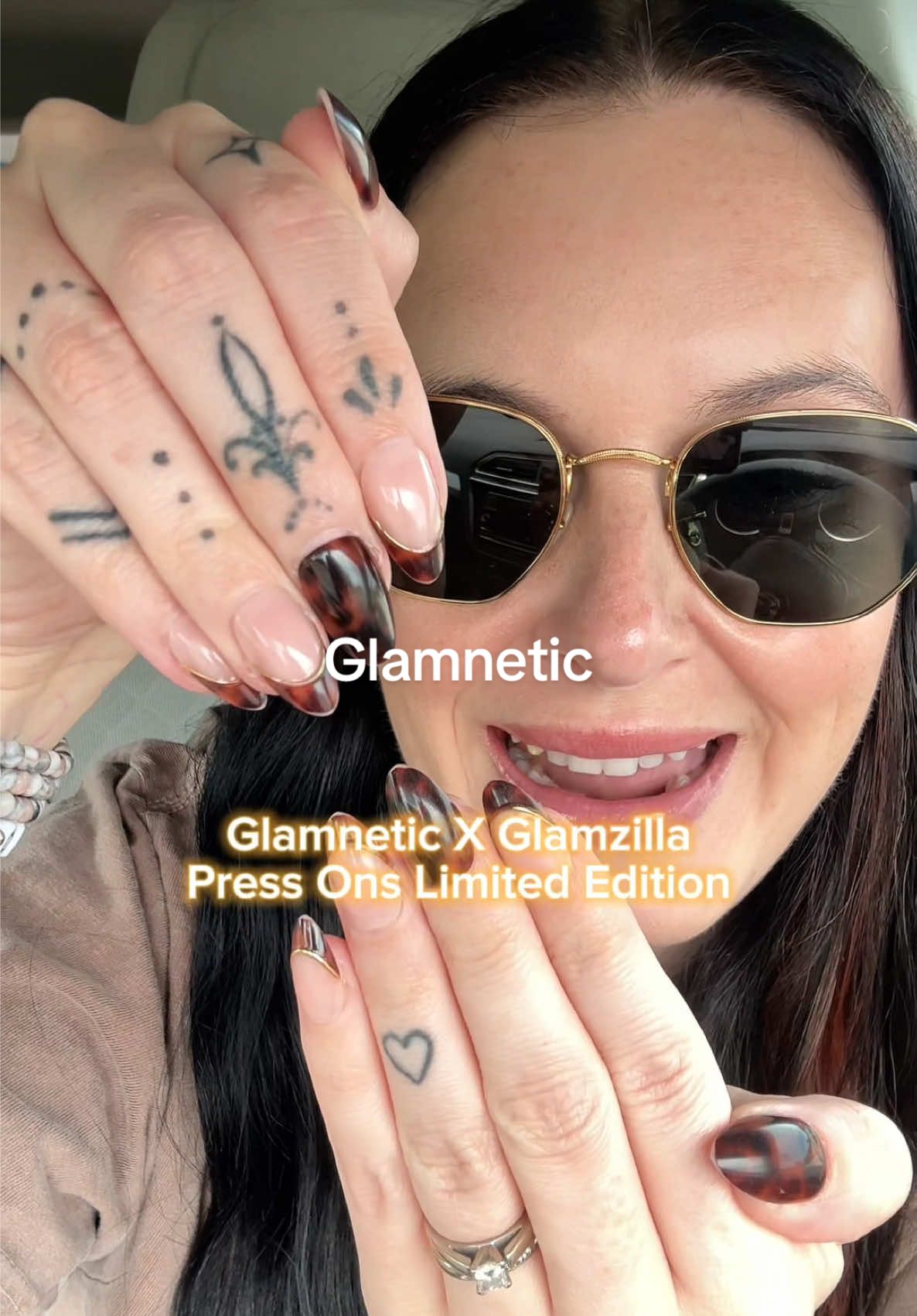 The best collab ever @Glamnetic & @GLAMZILLA limited edition press ons that will last you 2+ weeks! #glamnetic #glamneticxglamzilla #glamneticpressonnails #pressonnails #tiktokshopcreatorpicks 