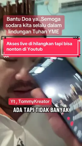 Buat kalian yang tidak bisa liat akses di tiktok bisa buka YT , TommyKreator #livetiktok #akseslivedihapus #demodpr #youtube #foryou 