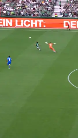 ¿Qué haaaaaaaaces? 🫣. Mark Flekken salió a tratar de cortar el balón filtrado, pero terminó regalando el segundo gol del Werder Bremen 🙃. #bundesliga #leverkusen #werderbremen