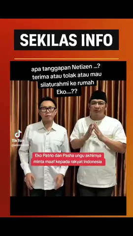 Eko Patrio minta maaf #videoviral #ekopatrio #dpr #demo #fyp 