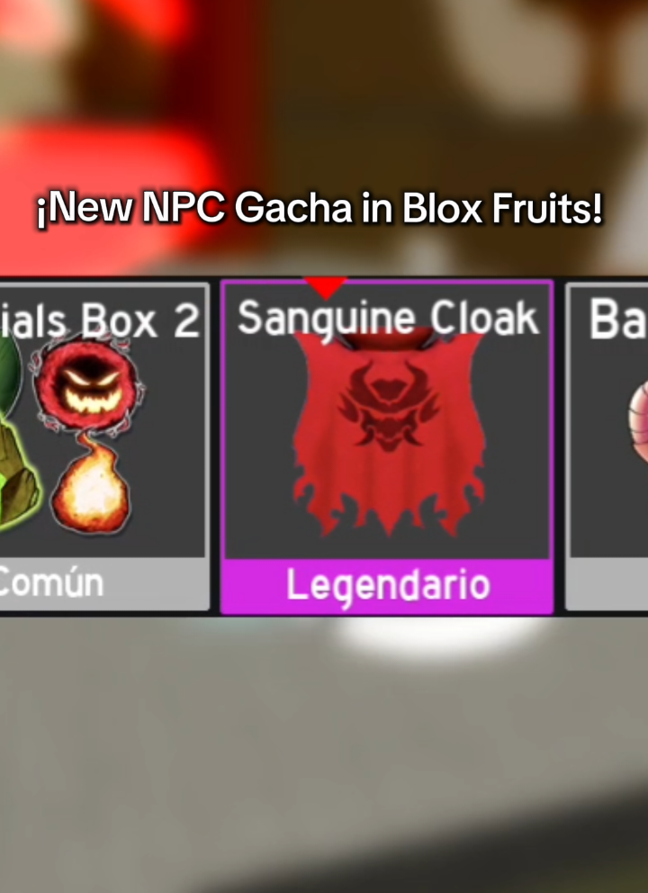 ¡New NPC Gacha in Blox Fruits! 🔥 #bloxfruits #update #gacha #fyp 
