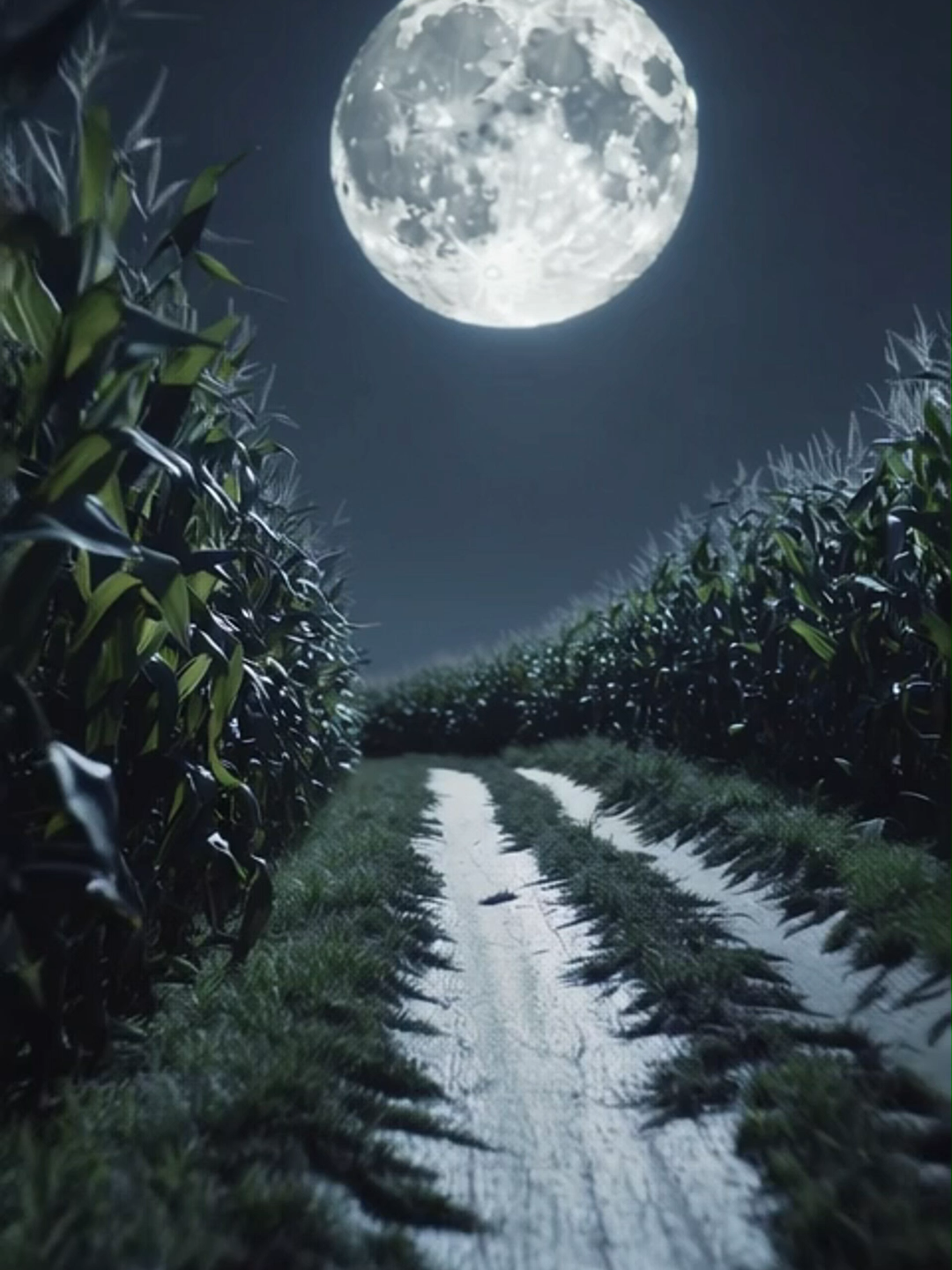 #nature #aesthetic #moon #forest