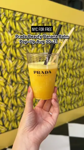 Prada Beauty Banana Balm Pop-Up Aug 30-31 🍌  @pradabeauty is bringing a taste of the tropics to the Meatpacking District with a free pop-up! Discover the new Banana Balm (& take home a free deluxe sample!) + enjoy banana granitas & the viral Prada banana candies (+ a mirror GWP) Don’t miss this fun banana themed pop-up under the High Line! 📍 82 Gansevoort St 🗓️ Aug 30 - 31 ⏰ 12 - 7 PM #Nycforfree #pradabeauty #prada #nyc 